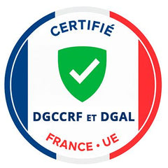 Badge de certification SANUSq Health DGCCRF et DGAL - Approbation rƩglementaire franƧaise pour les complƩments alimentaires
