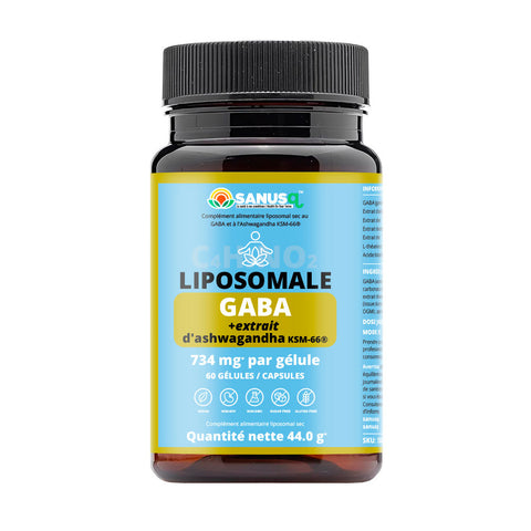 Liposomal GABA + Ashwagandha KSM-66® - 60 Capsules