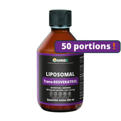 SANUSq Health Trans-Resvératrol liposomal 250ml – 50 portions, 150mg par portion