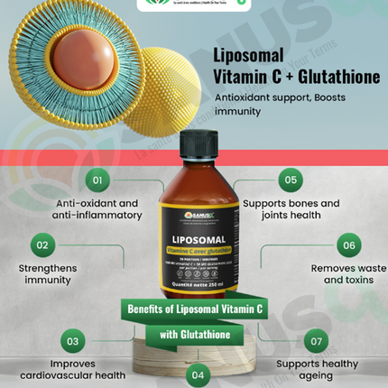 Liposomal Vitamin C with Glutathione bundle