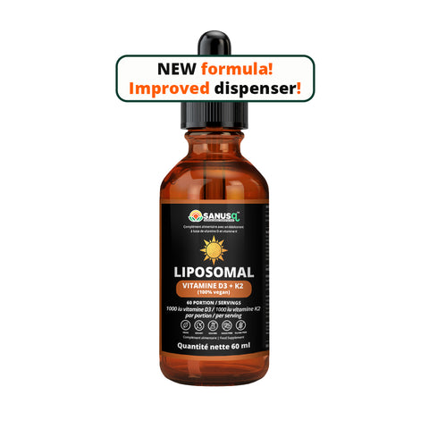 Liposomal Vitamin D3+K2 - 60ml | SANUSq Health