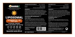 Label of SANUSq Liposomal Vitamin D3+K2
