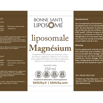 Magnesium liposomal