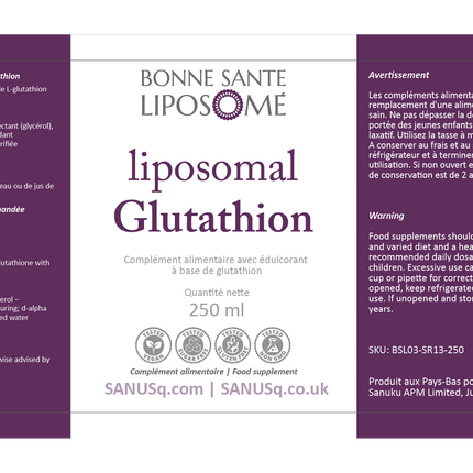 Liposomal Glutathione - 250 ml