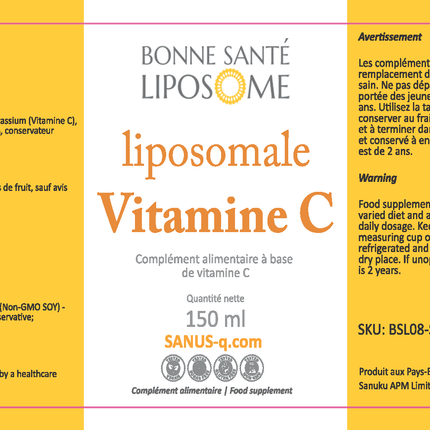 Liposomale Vitamine C from Bonne Sante Liposome