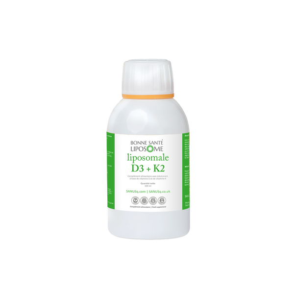 Liposomal Vitamin D3+K2 - 100ml | SANUSq Health