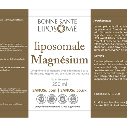 Liposomale Magnesium from Bonne Sante Liposome