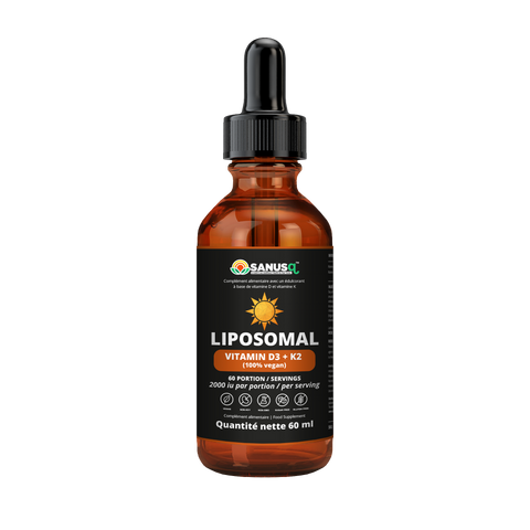 Liposomal Vitamin D3+K2 - 60ml | SANUSq Health