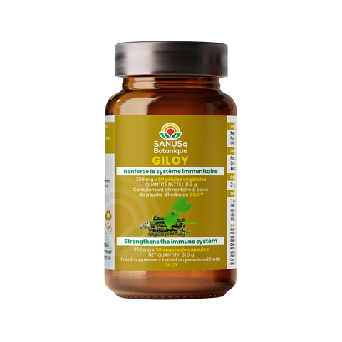 Giloy (Tinospora Cordifolia) vegetable capsules - 350 mg | SANUSq Health