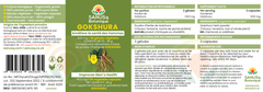 Gokshura capsules label