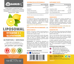 Liposomal Vitamin C with Glutathione