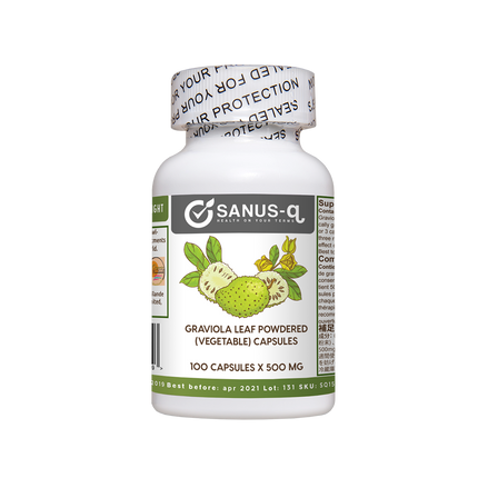 Graviola leaf powdered (vegetable) capsules – 500 mg